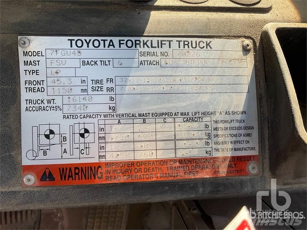 Toyota 7FGU45 Dizelski viličarji