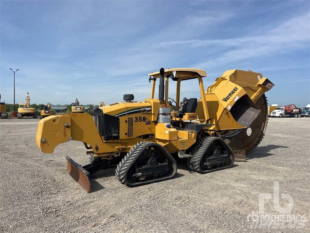 Vermeer RTX1250 Freze za kopanje jarkov Trenčerji