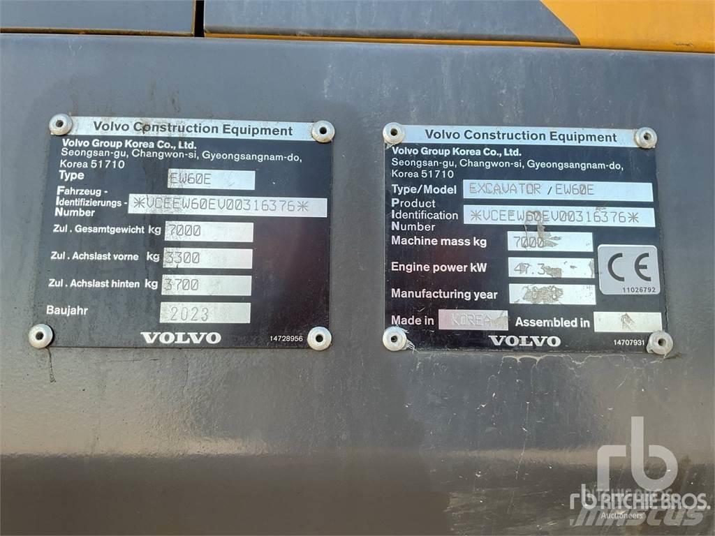 Volvo EW60E Bagri na kolesih