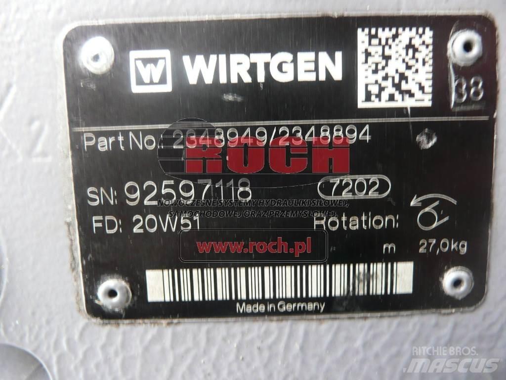 Wirtgen 2348949 / 2348894 Hidravlika