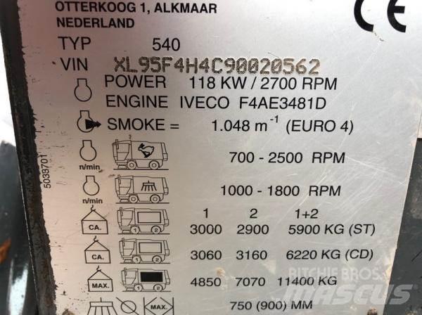 Ravo 540 STH Cestni pometači