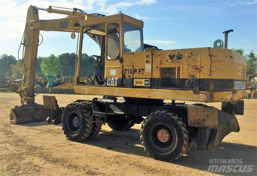 CAT 214B FT Bagri na kolesih