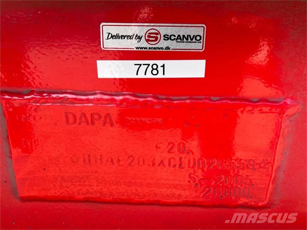 Dapa 20 ton wirehejs Razstavljive prikolice