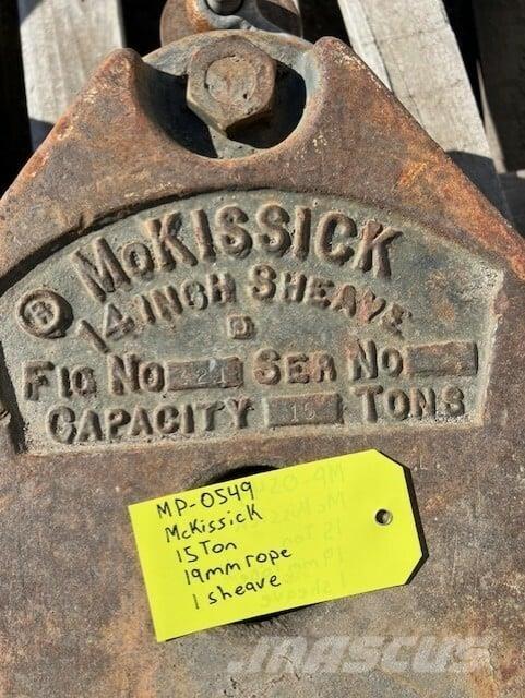  McKissick Rezervni deli in oprema za dvigala