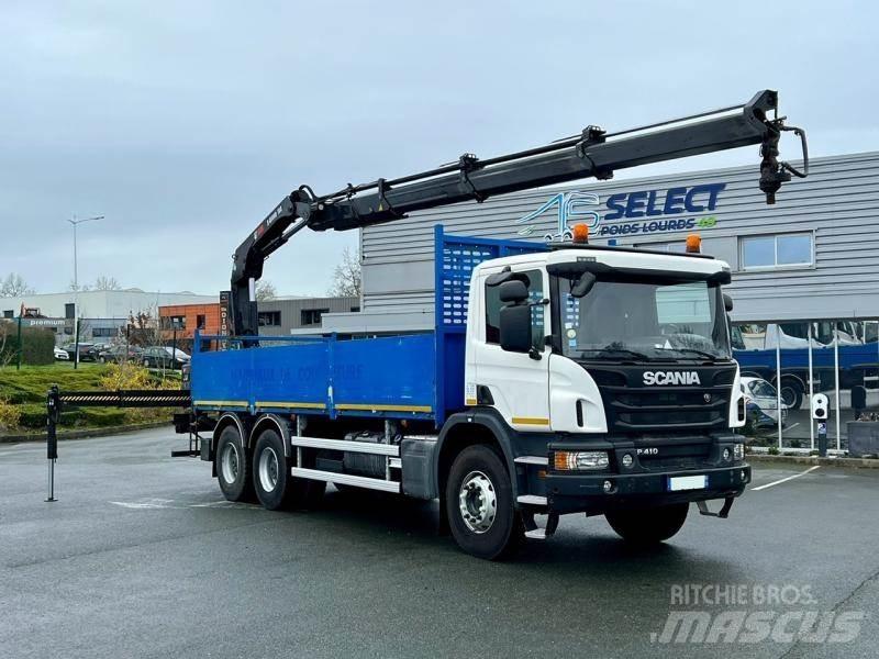 Scania P 410 Tovornjaki z žerjavom