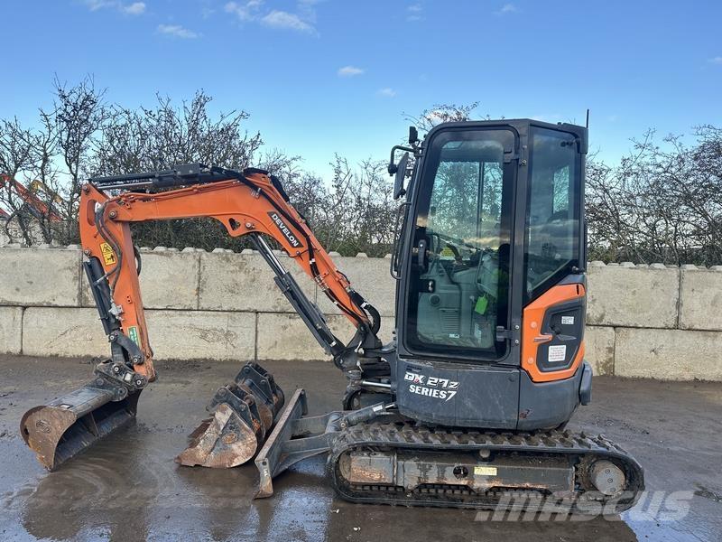 Doosan DX27 Bagri goseničarji