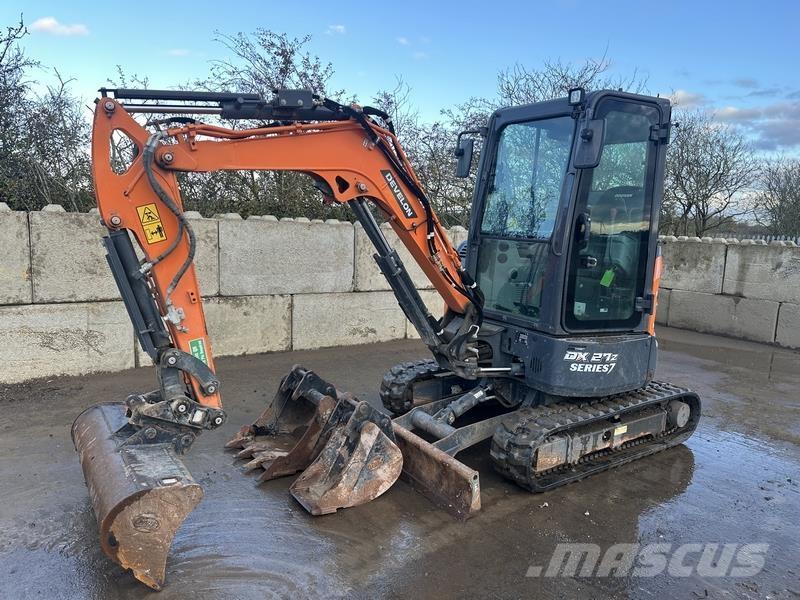 Doosan DX27 Bagri goseničarji