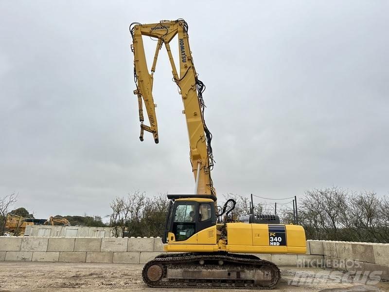 Komatsu PC340 HRD-7 Rušilni bagri