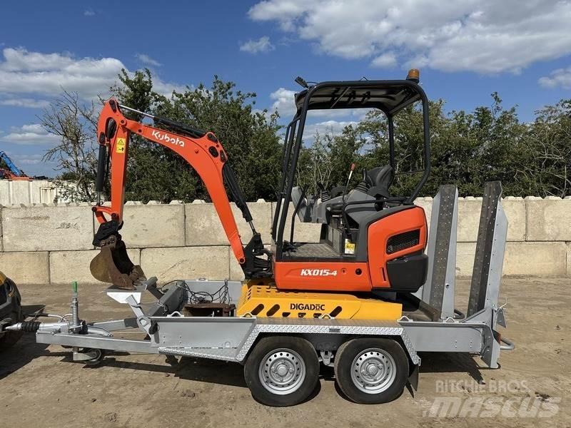 Kubota KX015-4 Mini bagri <7t