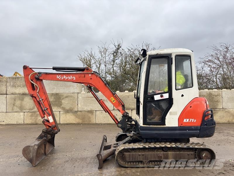Kubota KX71-3 Mini bagri <7t