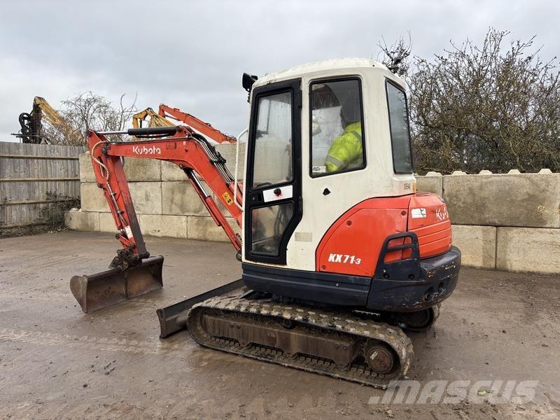 Kubota KX71-3 Mini bagri <7t