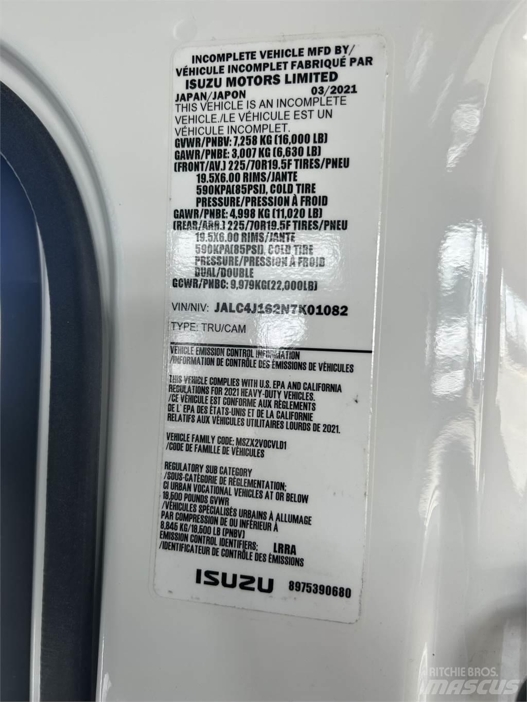 Isuzu NPR XD DC Tovornjaki zabojniki