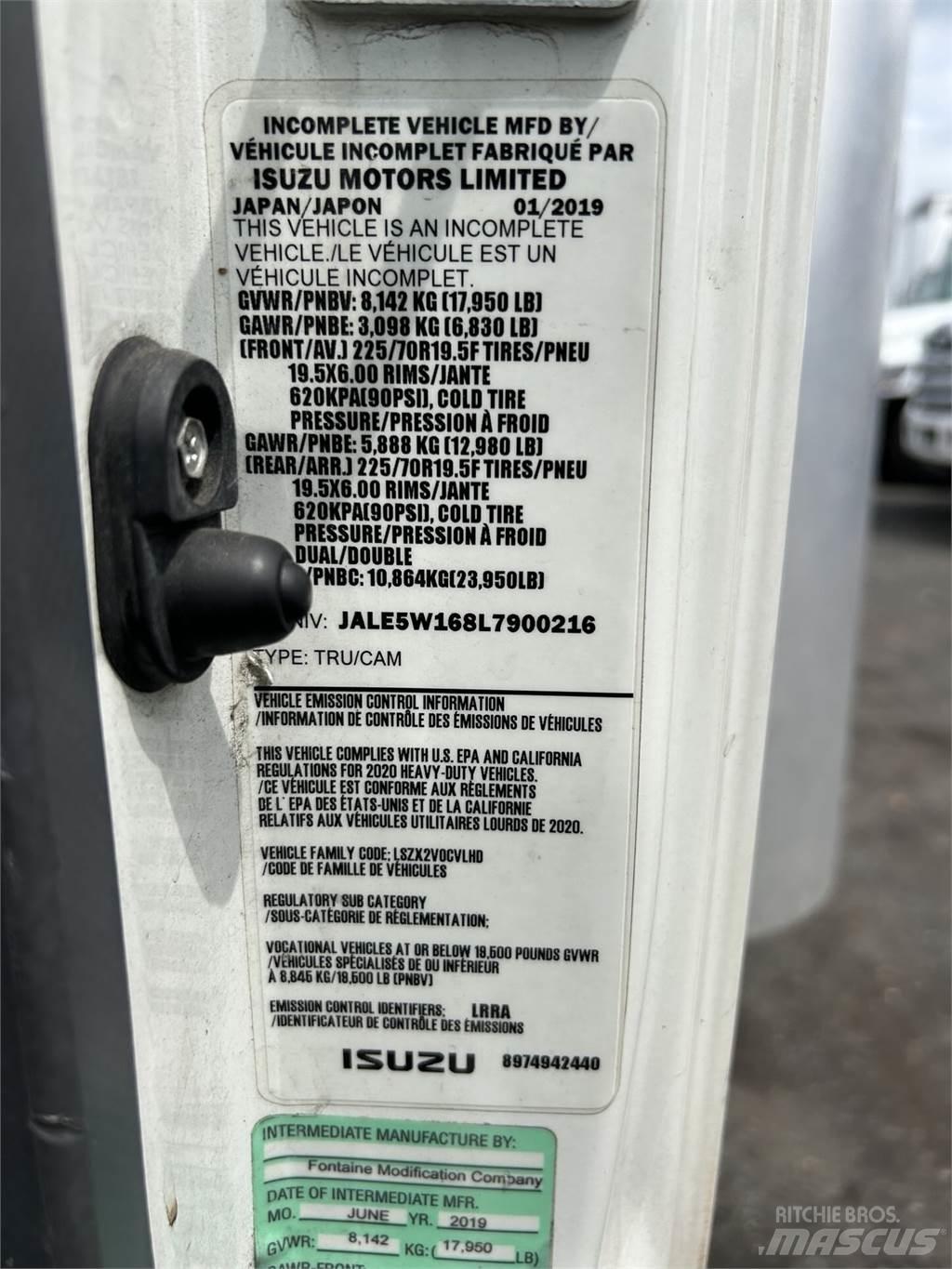 Isuzu NQR Tovornjaki zabojniki