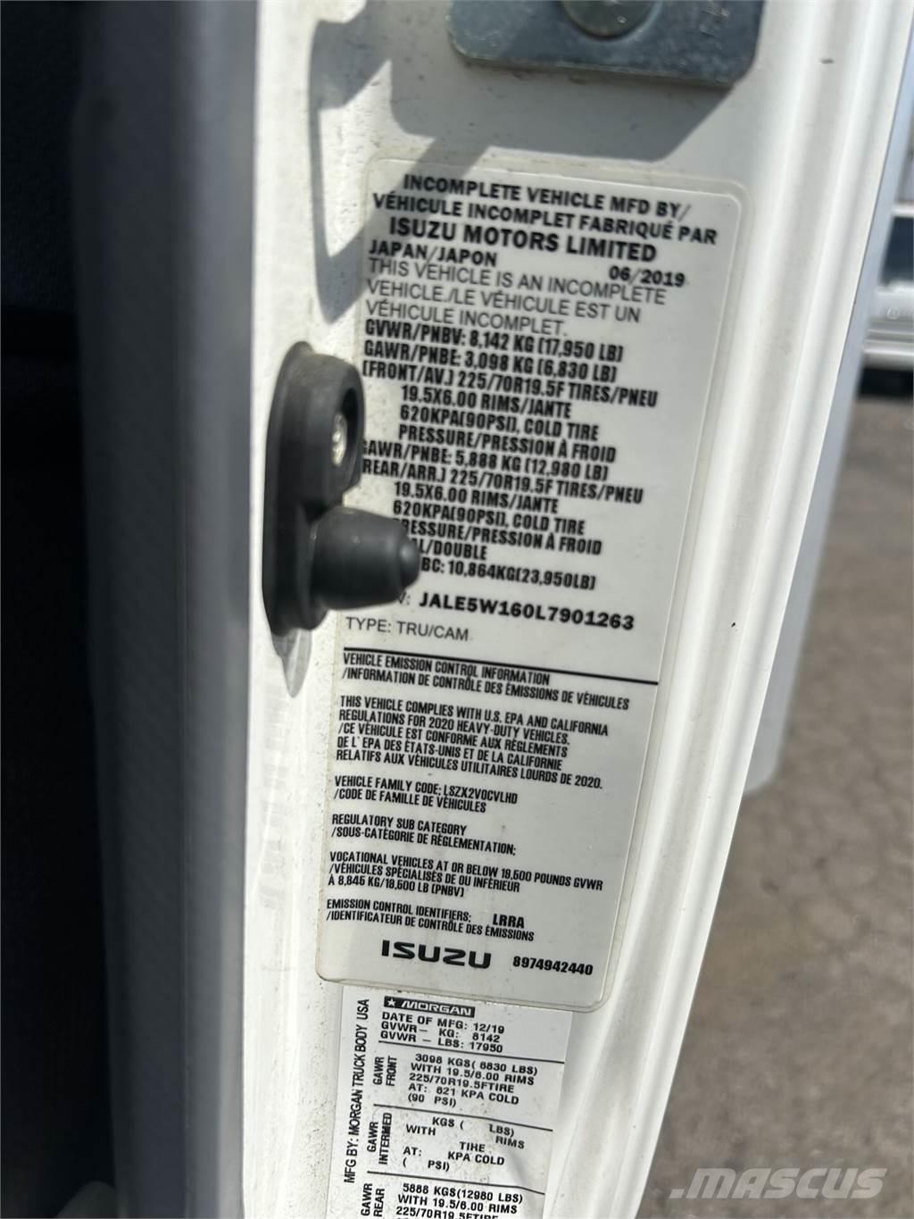 Isuzu NQR Tovornjaki zabojniki