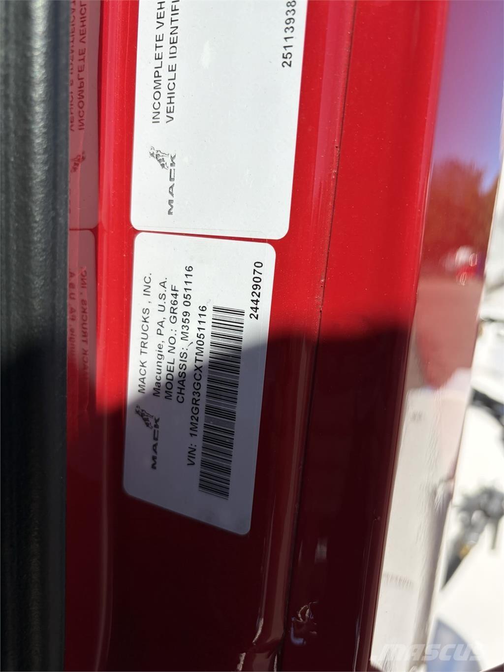 Mack GR64FR Avtomešalci za beton