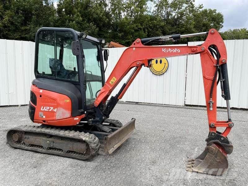 Kubota U27-4 Mini bagri <7t