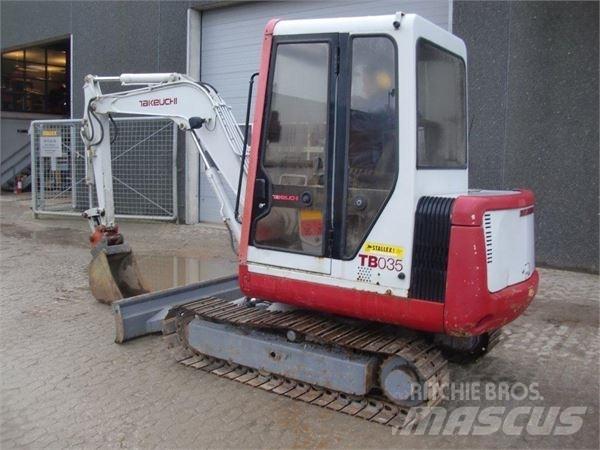 Takeuchi TB035 Mini bagri <7t