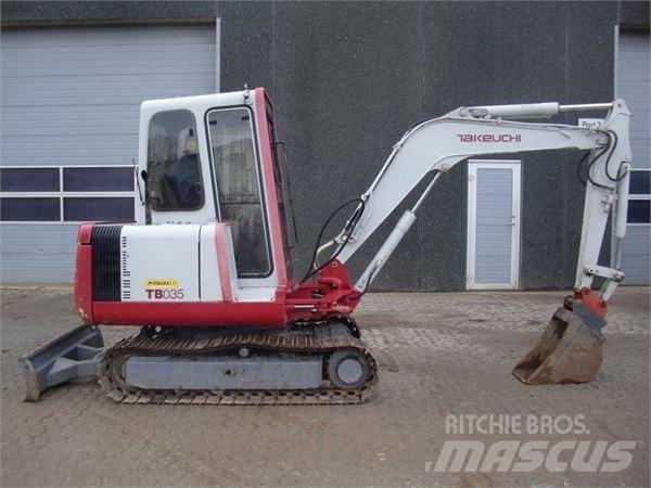 Takeuchi TB035 Mini bagri <7t
