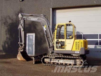 Volvo EC70 Mini bagri <7t