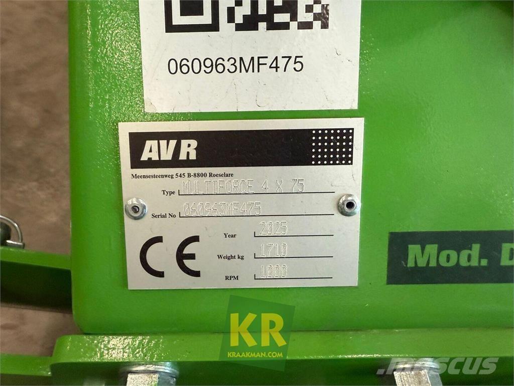 AVR MultiForce Medvrstni kultivatorji