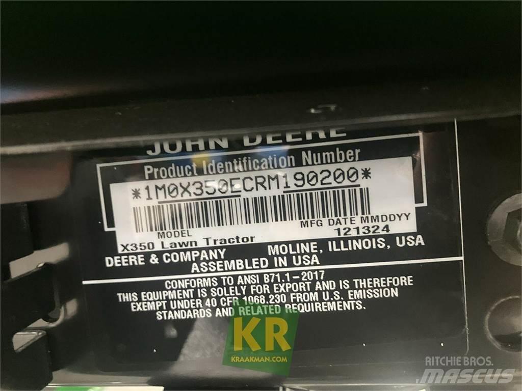 John Deere X350 Vrtni traktor kosilnice