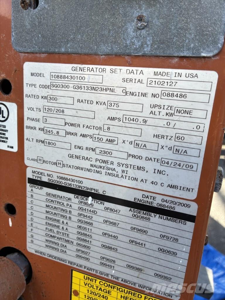 Generac SG300 Plinski agregati