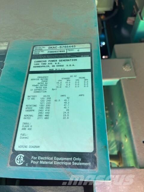 Onan 15kW Dizelski agregati