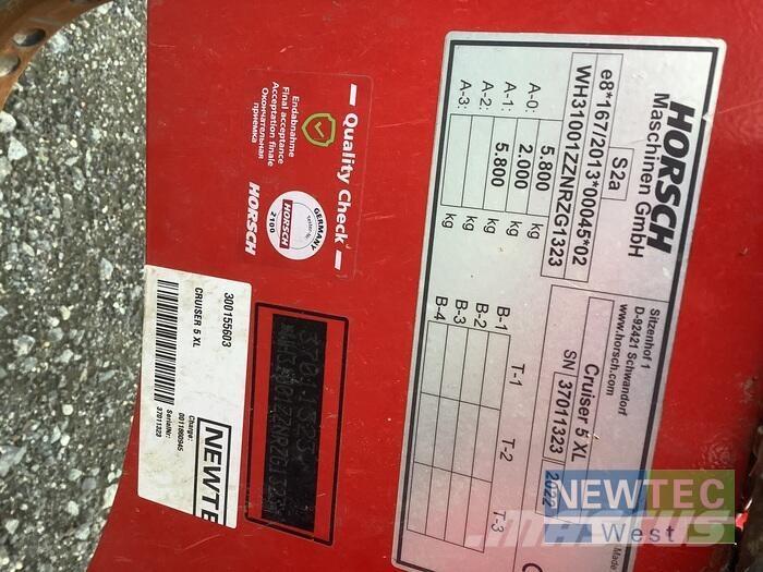 Horsch CRUISER 5 XL Kultivatorji