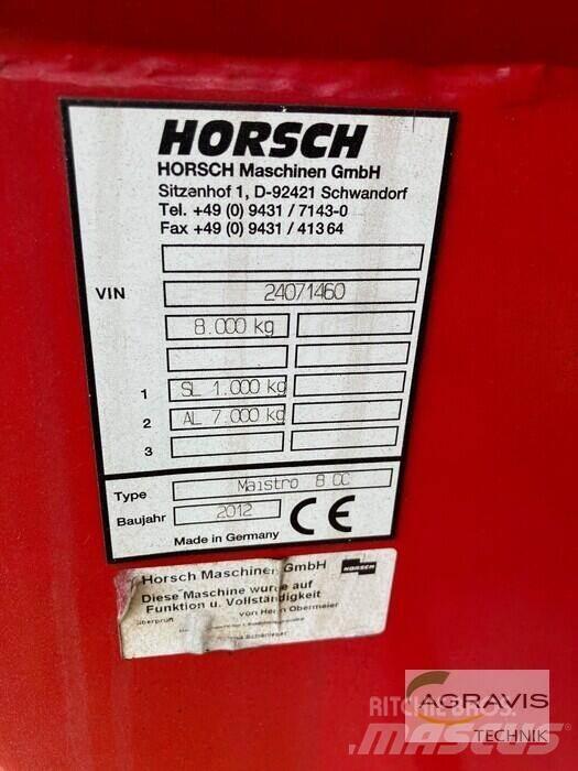 Horsch MAISTRO 8 CC Sejalnice