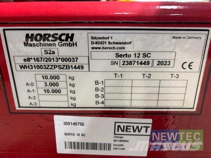 Horsch SERTO 12 SC Sejalnice