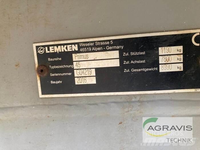 Lemken PRIMUS 45/27 Vlečne škropilnice