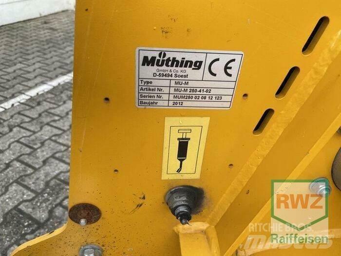 Müthing MU-M 250 Ostali priključki in naprave za pripravo tal