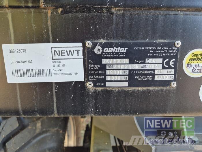Oehler OL ZDK/HW 180 Kiper prikolice