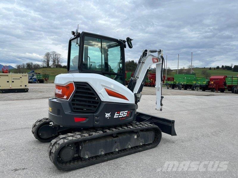 Bobcat E 55 Bagri na kolesih