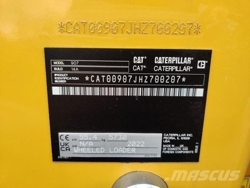 CAT 907 Kolesni nakladalci