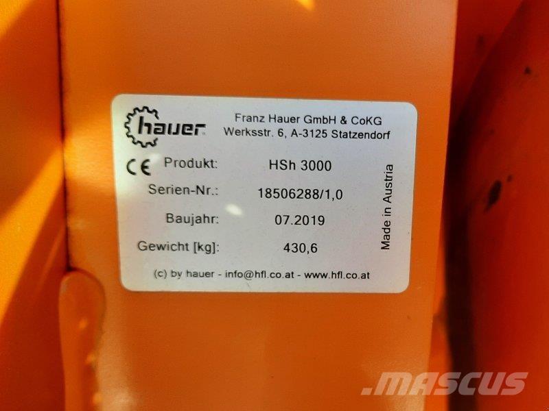 Hauer HSH 3000 Snežne deske in plugi