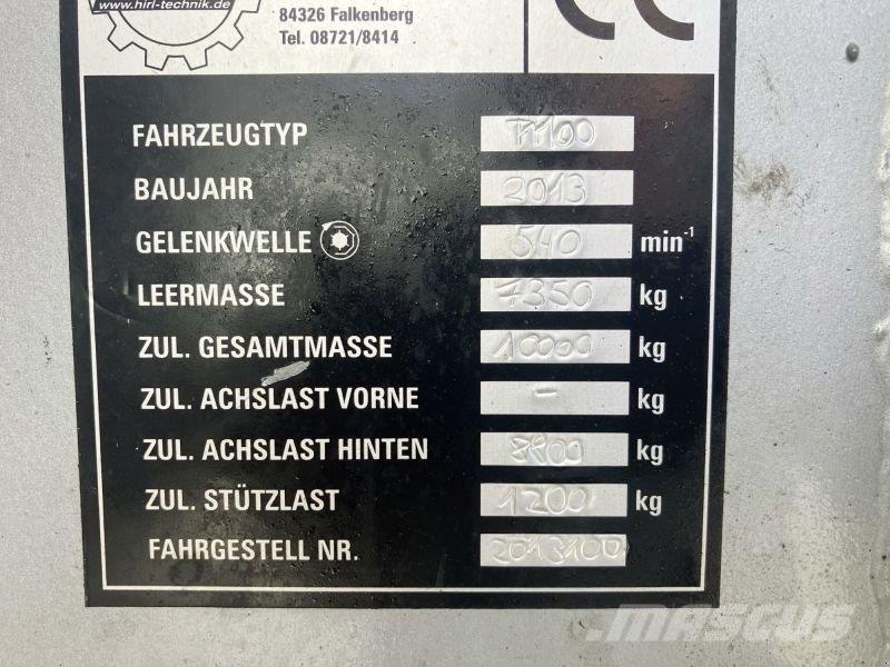  HIRL T110 Mešalne hranilnice