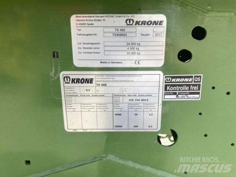 Krone TX 460 Prikolica za žagovino