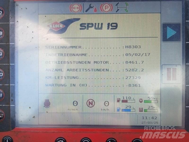 Kuhn SPW 19 Mešalne hranilnice