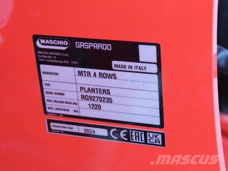 Maschio MTR 4 Drugi stroji in priključki za setev in sajenje