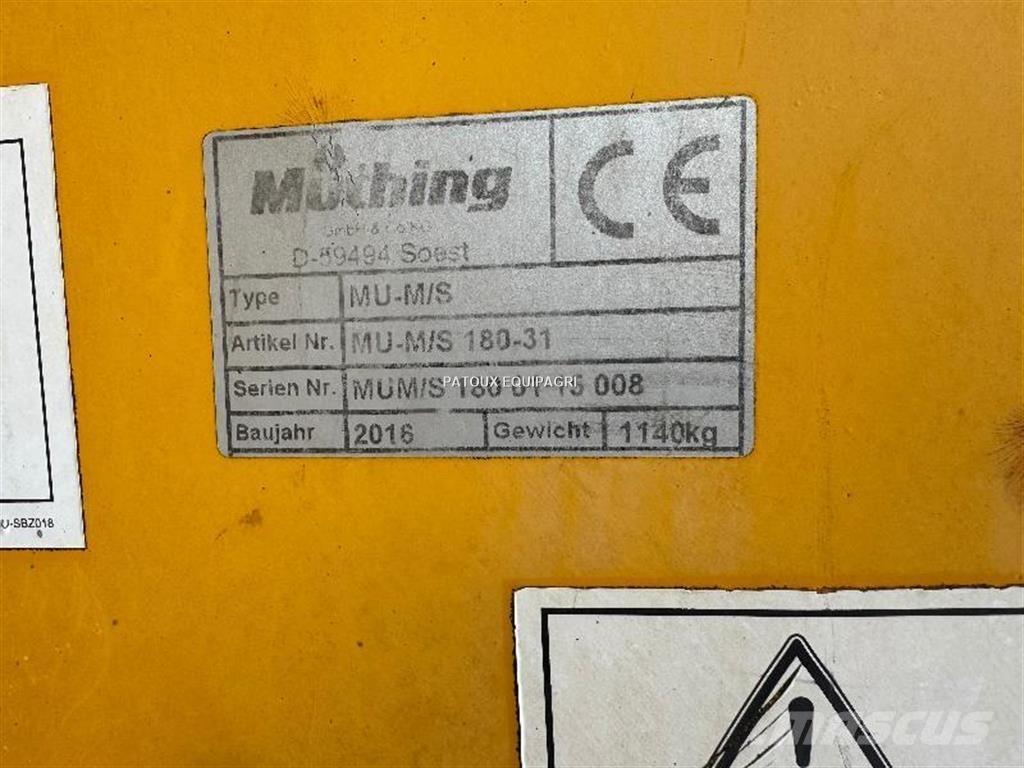 Müthing MU/MS-180 Rotacijske brane in multikultivatorji