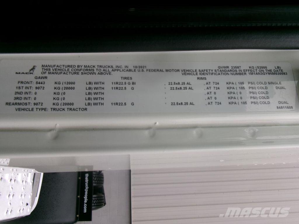 Mack AN64T Vlačilci