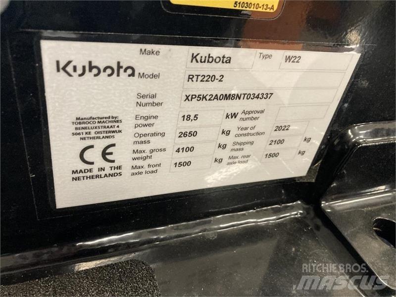 Kubota RT 220- 2 Mini nakladalci