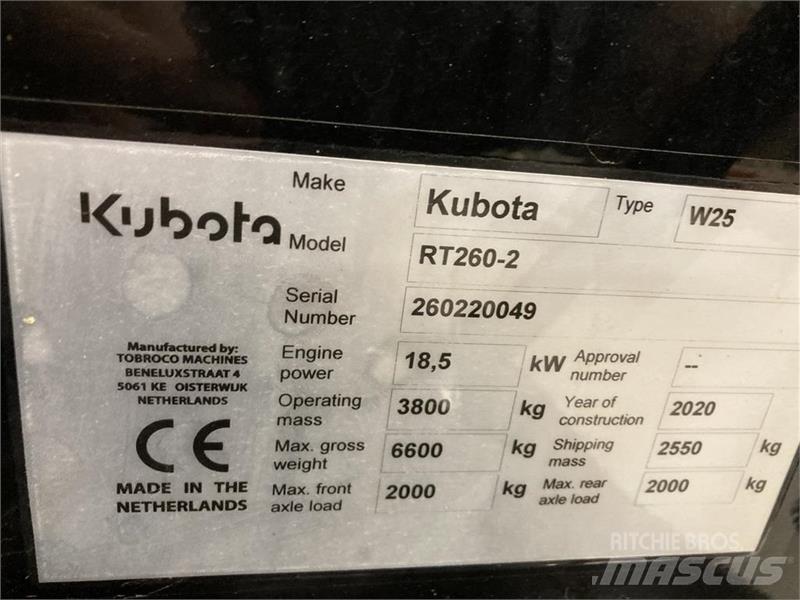 Kubota RT260-2 Mini nakladalci