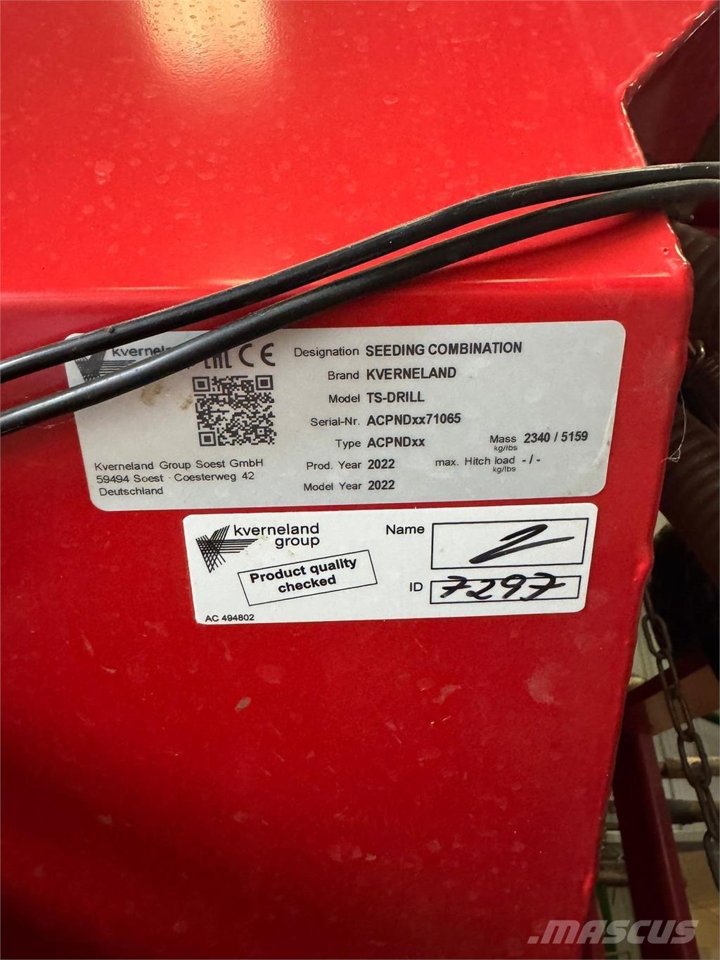 Kverneland 4.8M Kmetijstvo - drugo