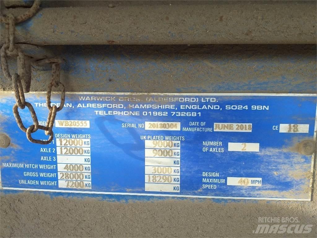  WARWICK 20 TONNE Druge prikolice