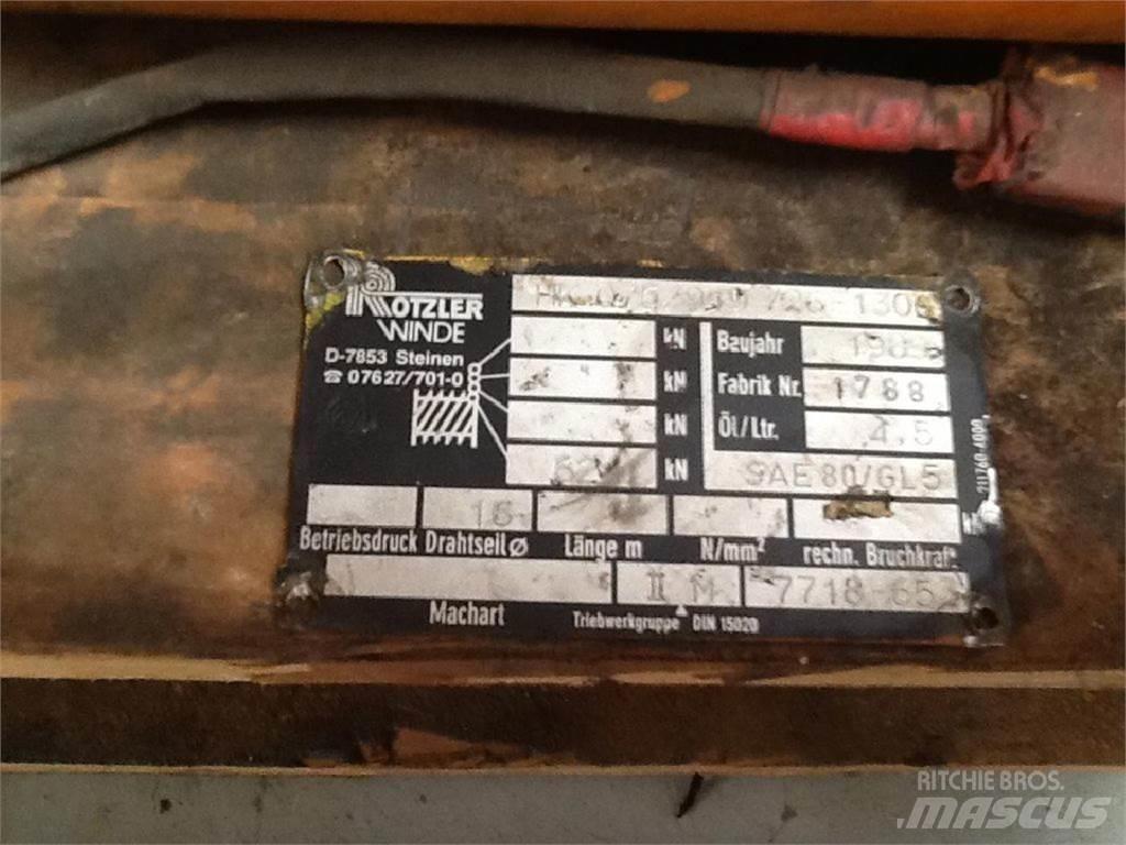 Faun RTF 30 winch Rezervni deli in oprema za dvigala