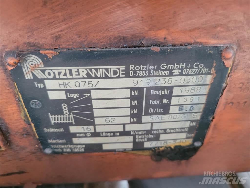 Faun RTF 50 winch Rezervni deli in oprema za dvigala