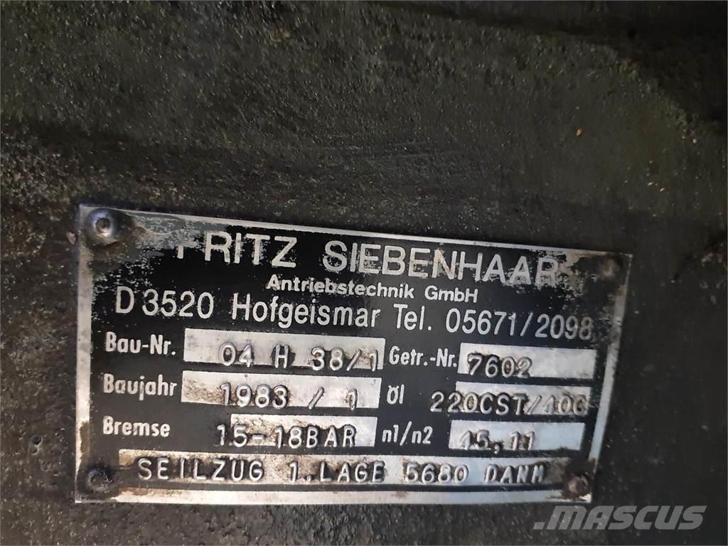 Krupp KMK 4070 winch Rezervni deli in oprema za dvigala