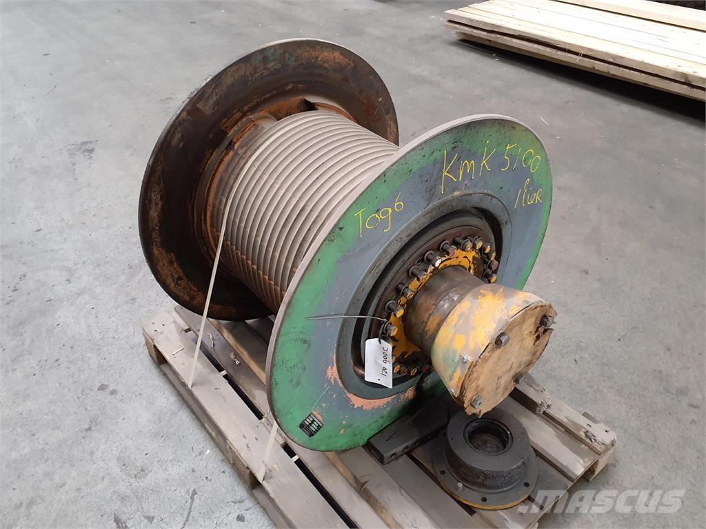 Krupp KMK 5100 winch Rezervni deli in oprema za dvigala